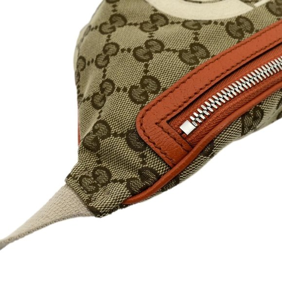 GUCCI  X North Face Canvas Waist Belt Bag Beige - Picture 5 of 15